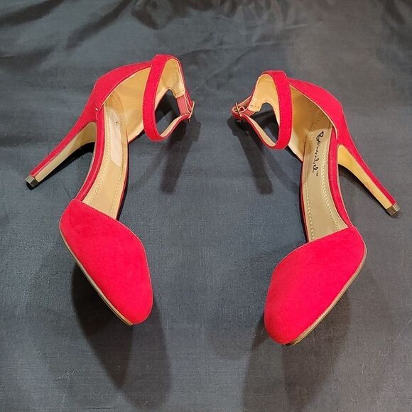 BOWMILEL ROUND TOE HIGH HEEL STILETTO D'ORSAY SHOE - Picture 14 of 14